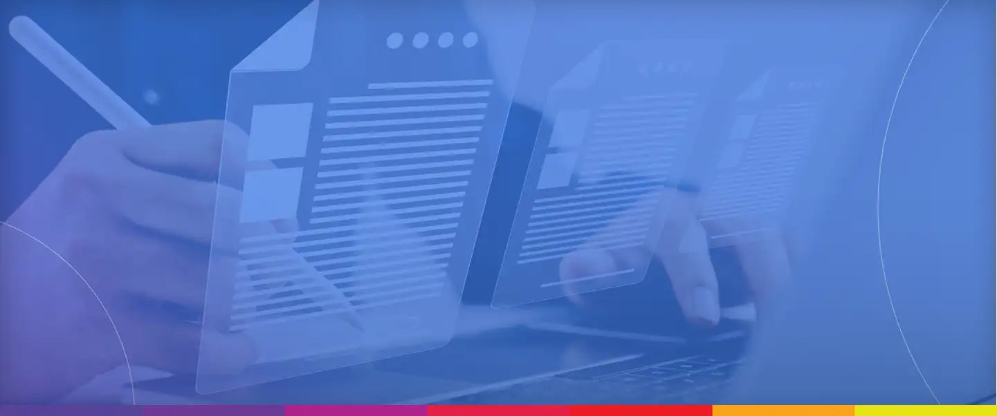 Imagem de topo de transparência.