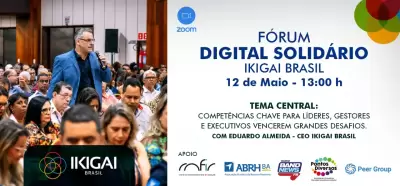 IKIGAI Brasil promove Fórum Digital Solidário nesta terça-feira (12)